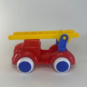 Viking Toys‎ 1060 Sweden Red Yellow Blue Plastic Jumbo Maxi Fire Truck 6” Ladder